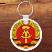 Wapenmunt Oost-Duitsland Officieel symbool heraldr Sleutelhanger (Voorkant)