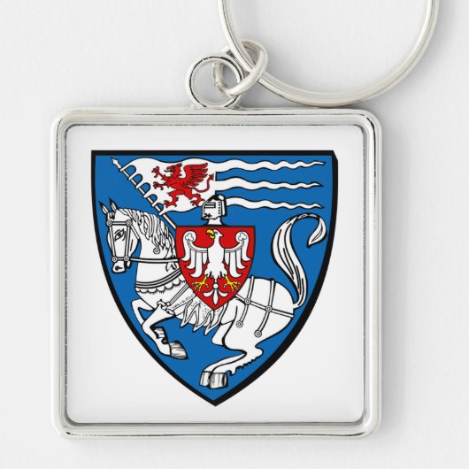 Wapenmunt Polen Sleutelhanger (Voorkant)
