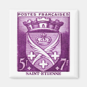 Wapenmunt, Saint Etienne Frankrijk Magneet