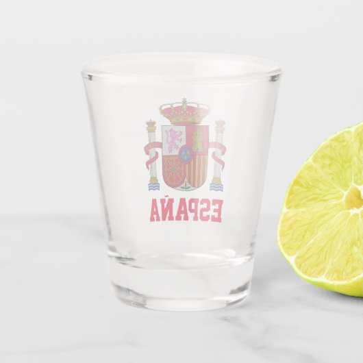 Wapenmunt Shot Glas (Achterkant)