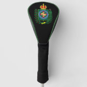 Wapenmunt - Tweede Rijk van Brazilië Golfheadcover (Voorkant)