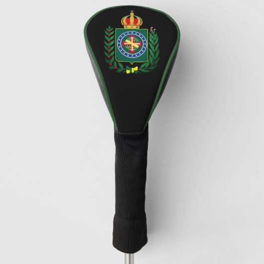 Wapenmunt - Tweede Rijk van Brazilië Golfheadcover (Voorkant)