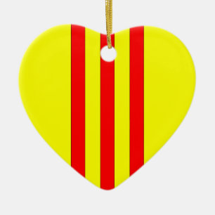 Wapenmunt uit Zuid-Vietnam (1963 - 1975) Keramisch Ornament