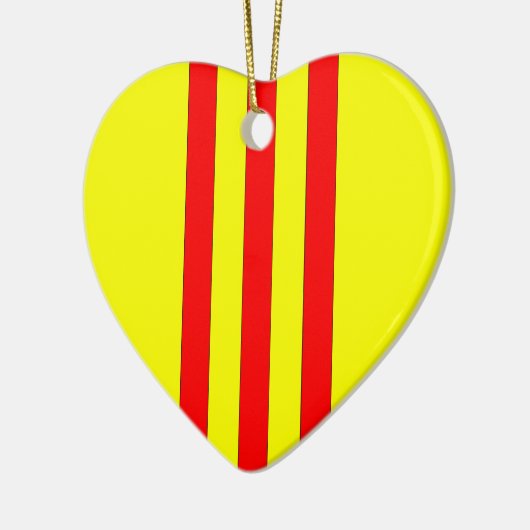 Wapenmunt uit Zuid-Vietnam (1963 - 1975) Keramisch Ornament (Links)