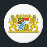 Wapenmunt van Beieren Officieel Duitsland Symbool Magneet<br><div class="desc">Beieren, formeel de Vrijstaat Beieren (Duits: Freistaat Bayern, uitgesproken [ˈfʁ aɪ.ʃ taːt ˈbaɪ.n; Alemannic German: Freistaat Bayre; Oostenrijks-Beiers: Freistoot Boarn) is een staat Duitsland, gelegen in het zuidoosten van het land. Met een oppervlakte van 70.548 vierkante kilometer (27.200 vierkante meter) en bijna 12, 5 miljoen inwoners is het de grootste...</div>
