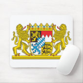 Wapenmunt van Beieren Officieel Duitsland Symbool Muismat (Met muis)