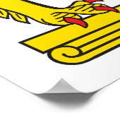 Wapenmunt van Beieren Officieel Duitsland Symbool Poster (Hoek)