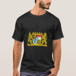 Wapenmunt van Beieren Officieel Duitsland Symbool T-shirt<br><div class="desc">Beieren, formeel de Vrijstaat Beieren (Duits: Freistaat Bayern, uitgesproken [ˈfʁ aɪ.ʃ taːt ˈbaɪ.n] ; Alemanees Duits: Freistaat Bayre Oostenrijks-Beiers: Freistoot Boarn) is een staat Duitsland, gelegen in het zuidoosten van het land. Met een oppervlakte van 70.548 vierkante kilometer (27.200 vierkante meter) en bijna 12, 5 miljoen inwoners is het de...</div>