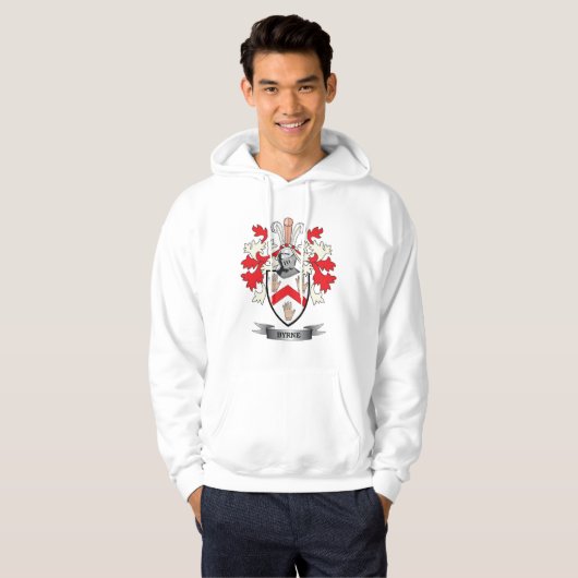 Wapenmunt van Byrne Hoodie (Voorkant volledig)