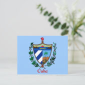 Wapenmunt van Cuba Briefkaart (Staand voorkant)