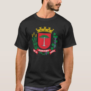Wapenmunt van Curitiba, Brazilië T-shirt
