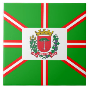 Wapenmunt van Curitiba, Brazilië Tegeltje