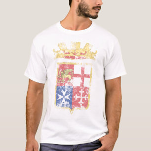 Wapenmunt van de Italiaanse marine in shirt
