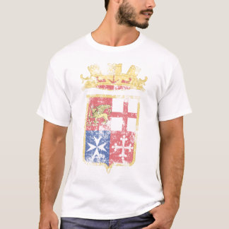 Wapenmunt van de Italiaanse marine in shirt