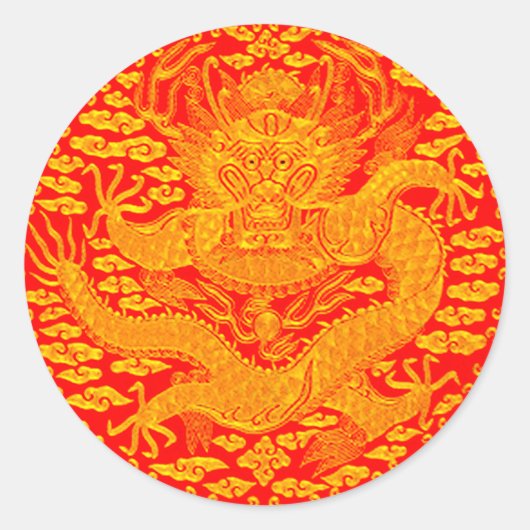 Wapenmunt van de Republiek Korea Ronde Sticker (Voorkant)