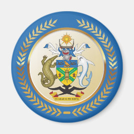 Wapenmunt van de Salomonseilanden Magneet