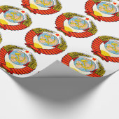 Wapenmunt van de Sovjet-Unie Cadeaupapier (Hoek)