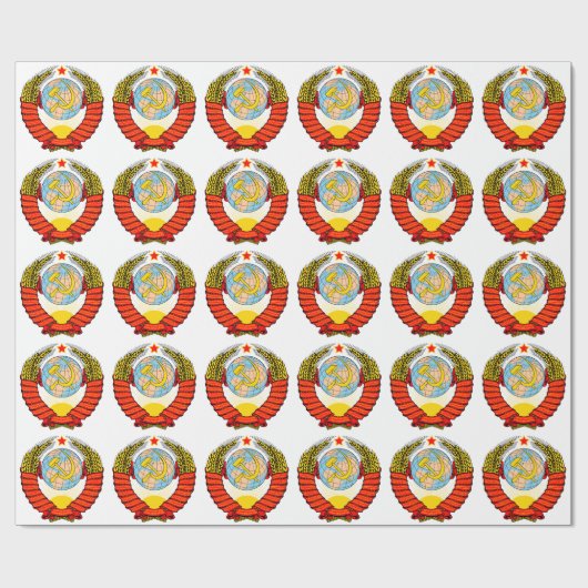 Wapenmunt van de Sovjet-Unie Cadeaupapier (Vlak)