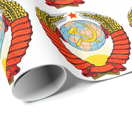 Wapenmunt van de Sovjet-Unie Cadeaupapier (Rol Hoek)