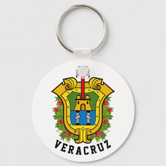 Wapenmunt van de staat Veracruz (Mexico) - Sleutel Sleutelhanger (Voorkant)