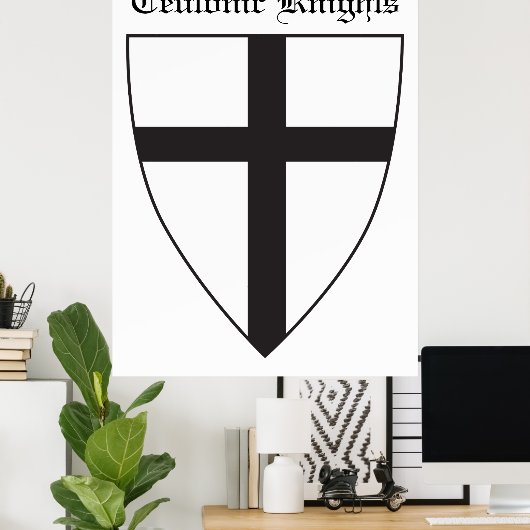 Wapenmunt van de Teutonic Order Poster (Thuiskantoor)