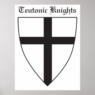 Wapenmunt van de Teutonic Order Poster