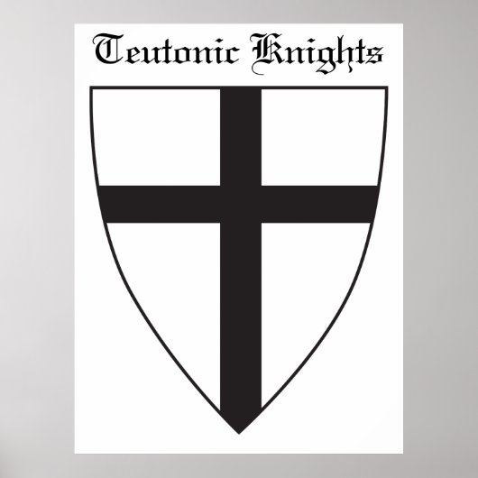 Wapenmunt van de Teutonic Order Poster (Voorkant)