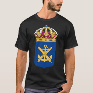 Wapenmunt van de Zweedse marine T-shirt