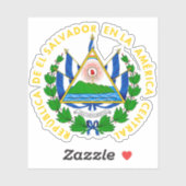 Wapenmunt van El Salvador Sticker (Vel)