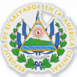 Wapenmunt van El Salvador Sticker