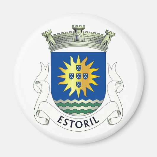 Wapenmunt van Estoril, Portugal Magnet (Voorkant)