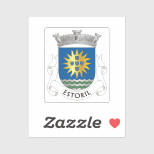 Wapenmunt van Estoril, Portugal Sticker
