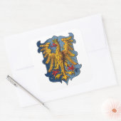 Wapenmunt van Friuli Vierkante Sticker (Envelop)