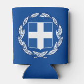 Wapenmunt van Griekenland Blikjeskoeler (Achterkant)