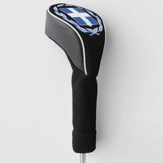 Wapenmunt van Griekenland Golfheadcover (Schuin)