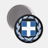 Wapenmunt van Griekenland Magnet (Voorkant / Achterkant)