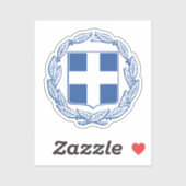 Wapenmunt van Griekenland Sticker (Vel)