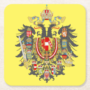 Wapenmunt van Habsburg Kartonnen Onderzetters