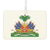 Wapenmunt van Haïti Luchtverfrisser (Achterkant)