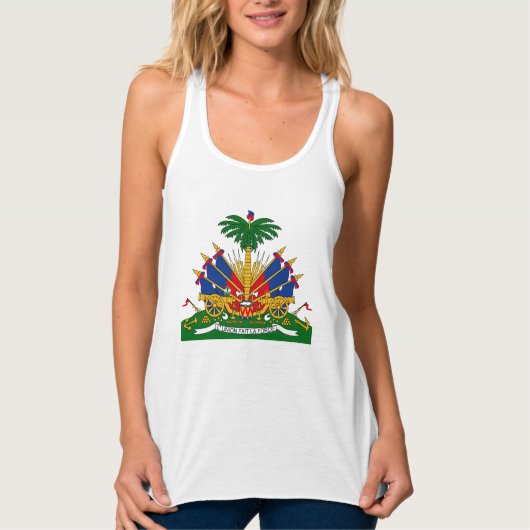 Wapenmunt van Haïti Tanktop (Voorkant)