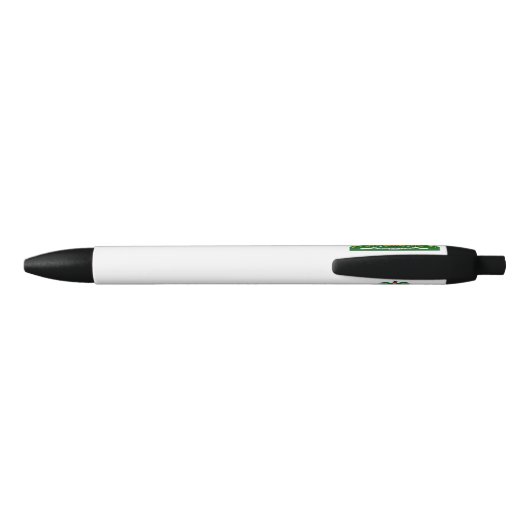 Wapenmunt van Haïti Zwarte Inkt Pen (Achterkant)