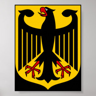 Wapenmunt van het Duitse Poster