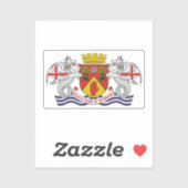 Wapenmunt van het graafschap London, N. Ireland Sticker (Vel)