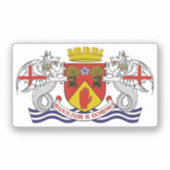 Wapenmunt van het graafschap London, N. Ireland Sticker (Voorkant)