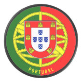 Wapenmunt van het Koninkrijk Portugal 1640-1910 Hockey Puck (Voorkant)