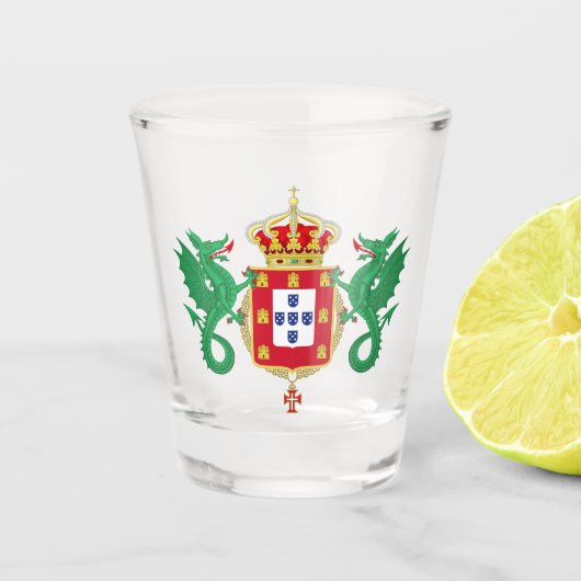 Wapenmunt van het Koninkrijk Portugal (1640-1910) Shot Glas (Voorkant)