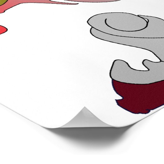 Wapenmunt van het officiële symbool van Campeche M Poster (Hoek)