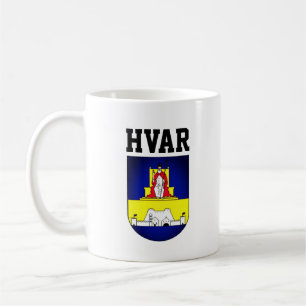 Wapenmunt van Hvar - Kroatië Koffiemok