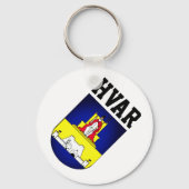 Wapenmunt van Hvar - Kroatië Sleutelhanger (Voorkant)