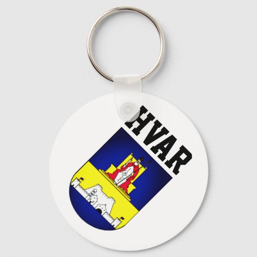 Wapenmunt van Hvar - Kroatië Sleutelhanger (Voorkant)